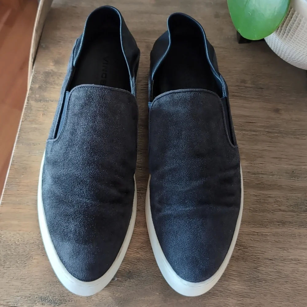 Vince Garvey Suede Leather Slip-On 8.5 Sneakers Platform